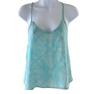 Hollister | Aqua floral halter